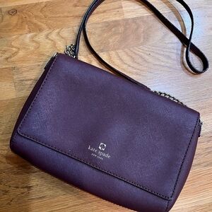 Kate Spade Purple Crossbody Bag with Sleek Design